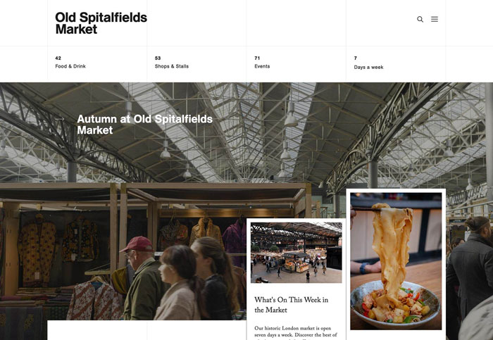 Old Spitalfields Market網(wǎng)站